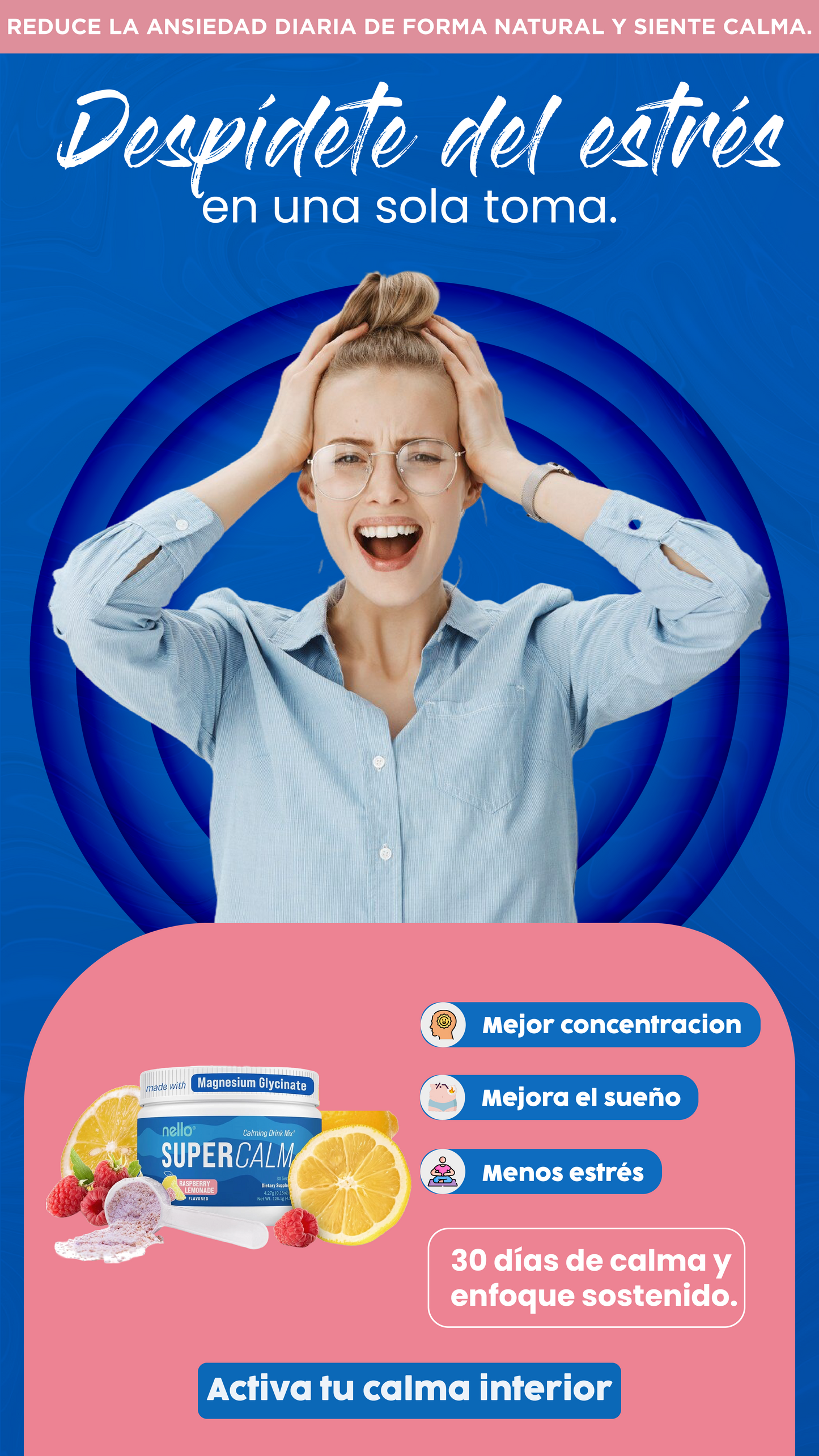 Supercalm| Relájate, enfócate y duerme como nunca.