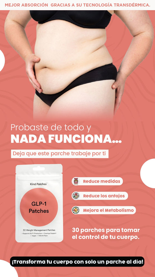 Parches GLP-1| Cambia tu cuerpo sin esfuerzo.
